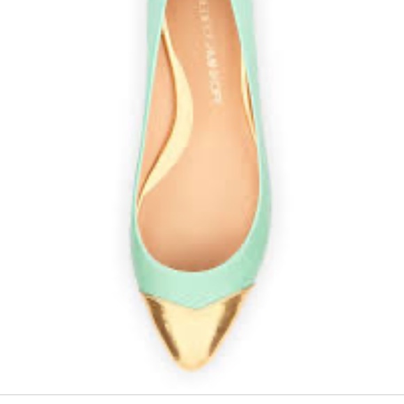 Rebecca Minkoff Irma Cap-Toe Ballerina Flat Mint - Picture 6 of 6